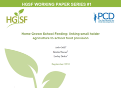 HGSF working paper series 1